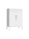 Double Door Wardrobe Mabel Metallic 70x35x100cm