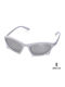 Ghetto Unisex Sonnenbrille mit Weiß Gestell K38260 White