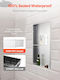 Vevor Corner Wall Mounted Bathroom Shelf Metallic Silver