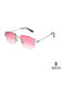 Ghetto Unisex Sunglasses with Red Frame and Red Lens K36287 Ocean Red