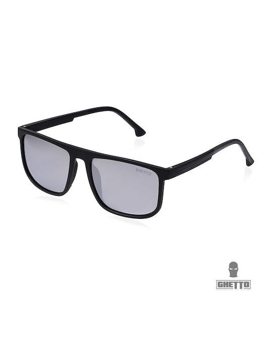 Ghetto Sonnenbrillen Silber mit Gestell Ghetto Sonnenbrillen Silber mit Gestell