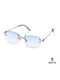Ghetto Unisex Sunglasses with Light Blue Frame and Light Blue Lens K36287 Light Blue