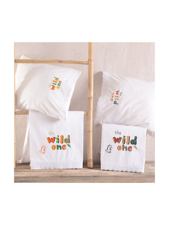 Rythmos Baby Bettlaken Wild Orange Orange 105x160cm Rythmos Baby Bettlaken Wild Orange Orange 105x160cm