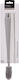 Set 2 Excellent Houseware Bottle Straw Brushes Plastic Stainless Steel 34/26 Cm Gray