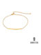 Ghetto Women's Bracelet made of Steel Gold Plated