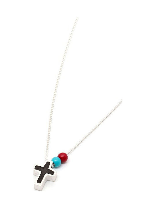 Irmelia Men's Cross from Silver with Chain