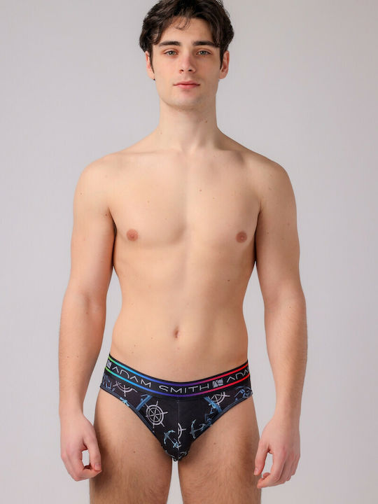 Adam Smith Men's Brief Black