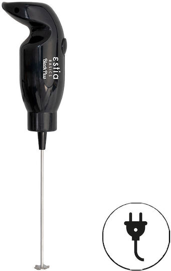 Estia Black Plus Milk Frother Electric Hand Held 25W Black