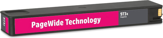 Cerneală Hp Compatibilă 973x F6t82ae Pagini:7000 Magenta 452dw 452dwt P57750dw 477dw 477dwt