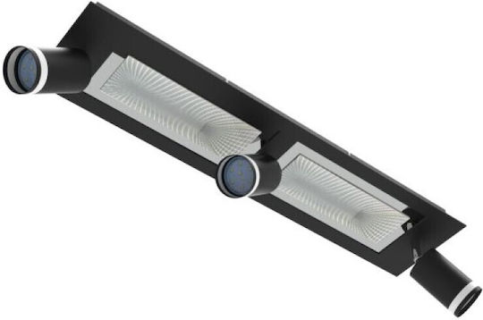 Spot Light Σποτ με Ντουί GU10 σε Μαύρο Χρώμα