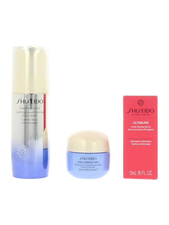Shiseido Vital Perfection Hautpflegeset für Anti-Aging & Festigung 3Stück
