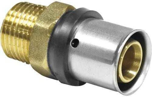 Pipetec – Male Press Pipe Niple Fittings 32 X 3 – 1 ¼“
