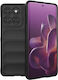 Techsuit Magic Umschlag Rückseite Silikon Schwarz (Motorola Edge 60 Pro)