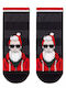 Conte Ανδρικές Κάλτσες Xmas Fashionable Santa Γκρι