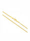 Korifidis Gold Chain Neck 14K Thin Thickness 1.2mm and Length 40cm