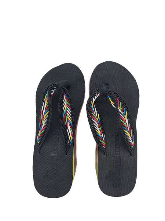 Gynaikomania Flip Flops Μαύρα