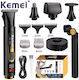 Kemei KM-1537 Electric Shaver Face / Body Rechargeable