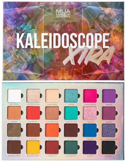 MUA Kaleidoscope Палитра със Сенки за Очи в Твърда Форма 26.4гр
