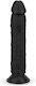 Easytoys Ρεαλιστικό Dildo με Βεντούζα Μαύρο 17.5cm