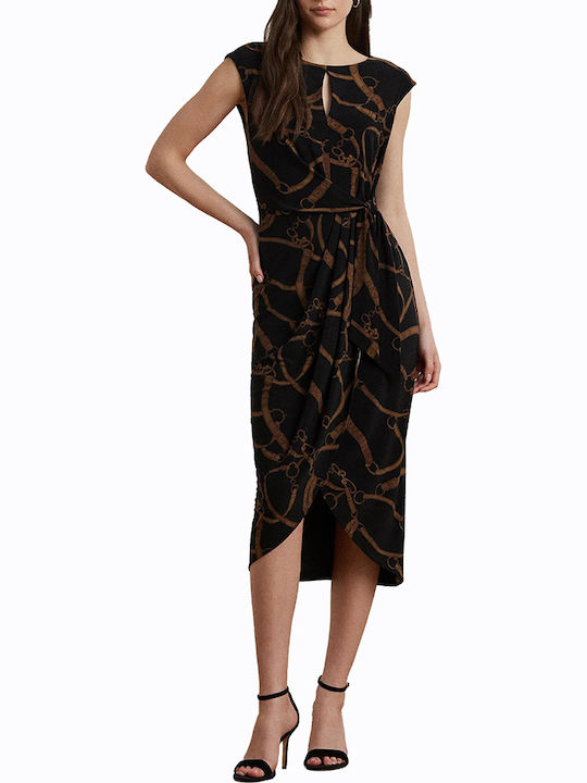 Midi Abendkleid Wickel Gemischt