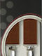 Victoria Monochrome Suspenders 2.5 Cm 62025 4 Clips Dark Beige