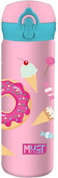 Must Team Stainless Steel Kids Water Bottle Uni...
