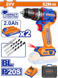 Wadfow WCDP6281E Κρουστικό Δραπανοκατσάβιδο 20V 2x2Ah Wadfow WCDP6281E Κρουστικό Δραπανοκατσάβιδο 20V 2x2Ah