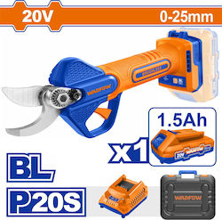 Wadfow WJFPB25 Ψαλίδι Κλαδέματος 20V με 1 Μπαταρία 1.5Ah