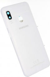 Samsung Galaxy A20e Batterycover+camera Lens White Original Samsung Galaxy A20e Batterycover+camera Lens White Original