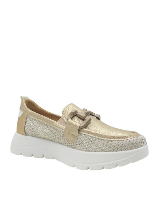 Herren Mokassins in Beige Farbe