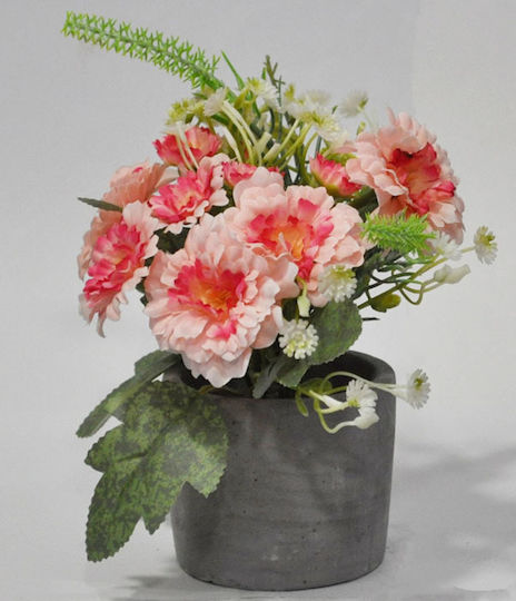 Dekorative Topfpflanze Rosa 15x15x17cm Sidirela E-4665