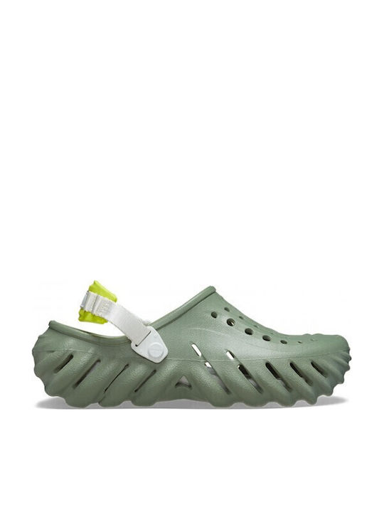 Crocs Echo Клоги Зелен