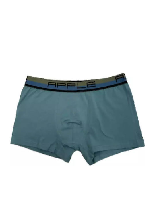 Apple Boxer Herren Boxershorts Sky Blue 1Packung