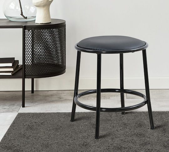 Scaune Bucătărie Metal Negru 40x40x45buc