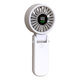 A10 Portable Handheld Fan 100 Speeds 5400rpm Led Display Usb-c Compact Powerful White