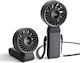 Jisulife Tragbarer Persönlicher Ventilator Life7 5000mAh Schwarzer
