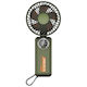 Portable Fan Led Display Z8 3 Speeds Usb-c 2a 3600mah Compact Lightweight Green