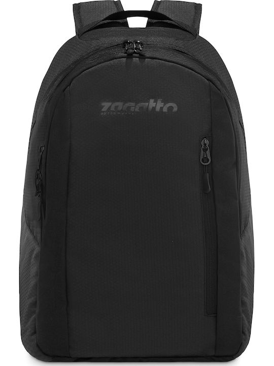 Rucsac Urban Zagatto Zg699 Compatibil Laptop Nylon Poliester 48x32x17 Cm Negru