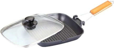 24cm Grătar Aluminiu cu Strat Antiaderent 24cm Grătar Aluminiu cu Strat Antiaderent