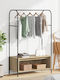 vidaXL Cuier de podea Bej 100x44x160cm