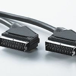 Roline Kabel 11.99.4309 Scart M zu Scart M 10 m Schwarz