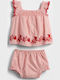 Kids' Set with Shorts Summer 2pcs Red