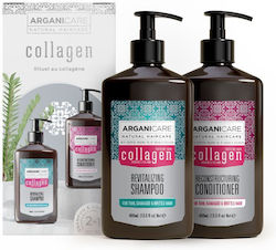 Arganicare Collagen and Argan Set de Îngrijire a Părului pentru Hidratare 2buc Arganicare Collagen and Argan Set de Îngrijire a Părului pentru Hidratare 2buc