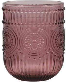 Fylliana Fl06 Set of Glasses Water made of Glass in Purple Color 6pcs