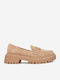 Damen Loafers in Beige Farbe