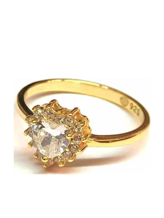 Amalfi Accessories Ring made of Silver Gold Plated