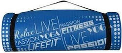 Lifefit Exklusiv Trainingsmatte Pilates Blau (100x60x1cm)