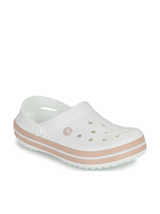 Crocs Crocband Women's Clogs White 11016-1WE