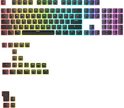 Glorious Gakc-567 Keyboard Keycap Set Compatible Gmmk Models Us Black