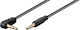 Goobay Aux Audio Connector Cable 3.5 Mm Stereo 3-pin Slim Cu Angled 67784